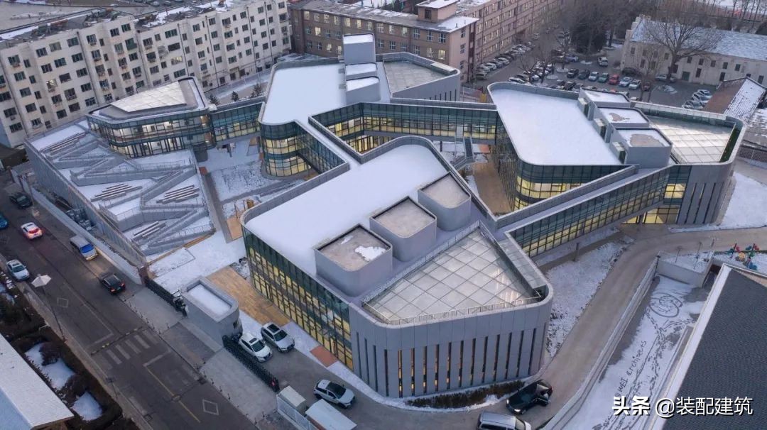 高档幼儿园设计——“院落式”打破传统简单的空间等级