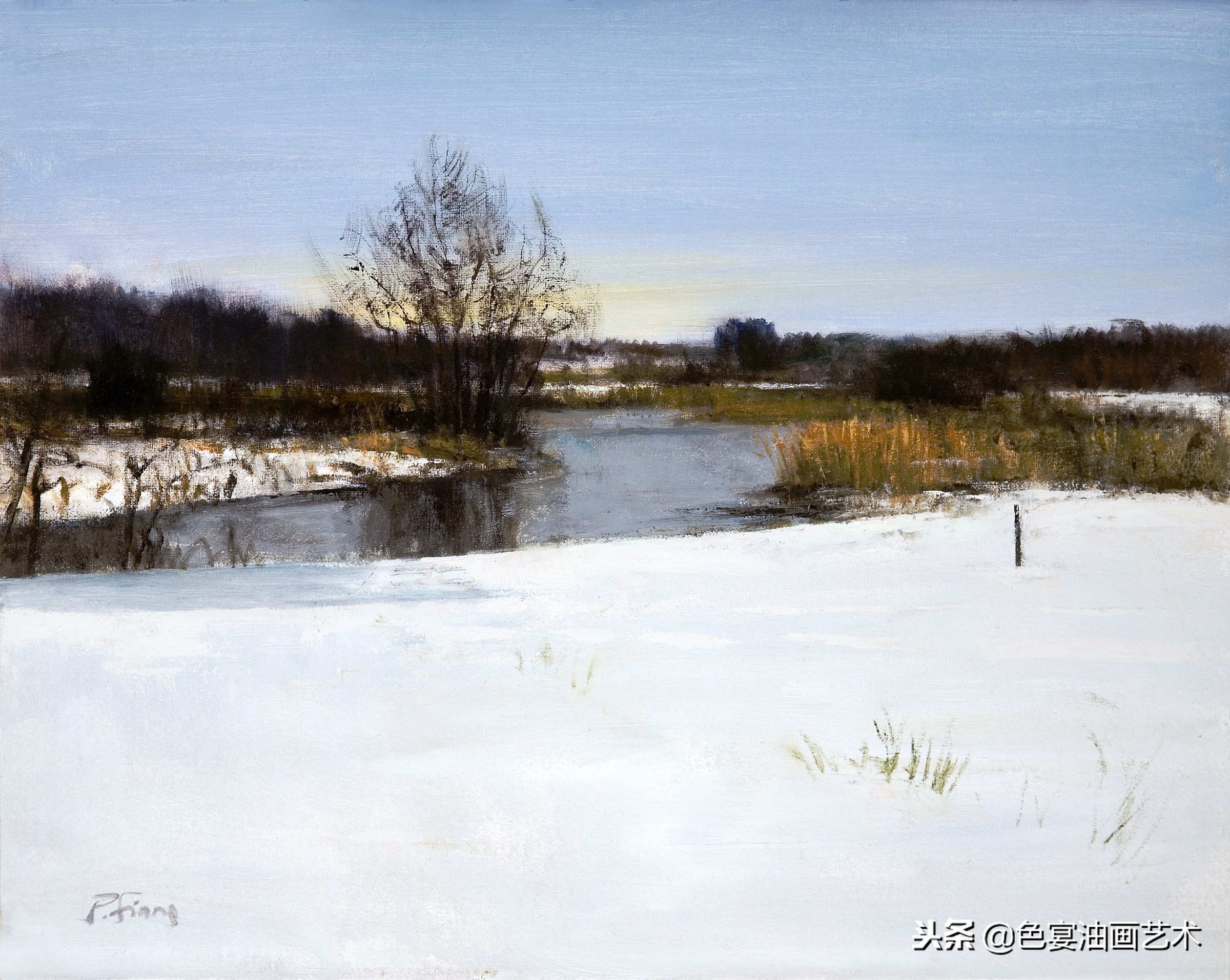 俄罗斯油画大师风景油画教程视频,油画大师油画风景创作教学视频