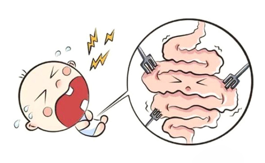 宝宝哭闹吐奶放屁肚子咕噜咕噜,宝宝夜里哭闹频繁睡不踏实老放屁