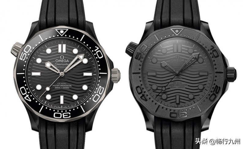 欧米茄海马30020mm和22mm表带区别,欧米茄海马系列300米潜水表
