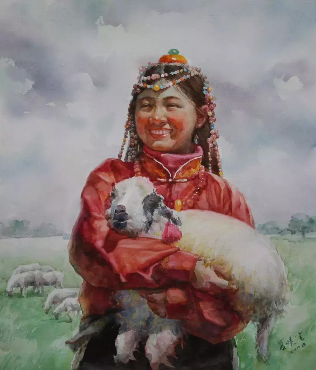 夏晓云水彩画图片,艺展中国油画作品欣赏