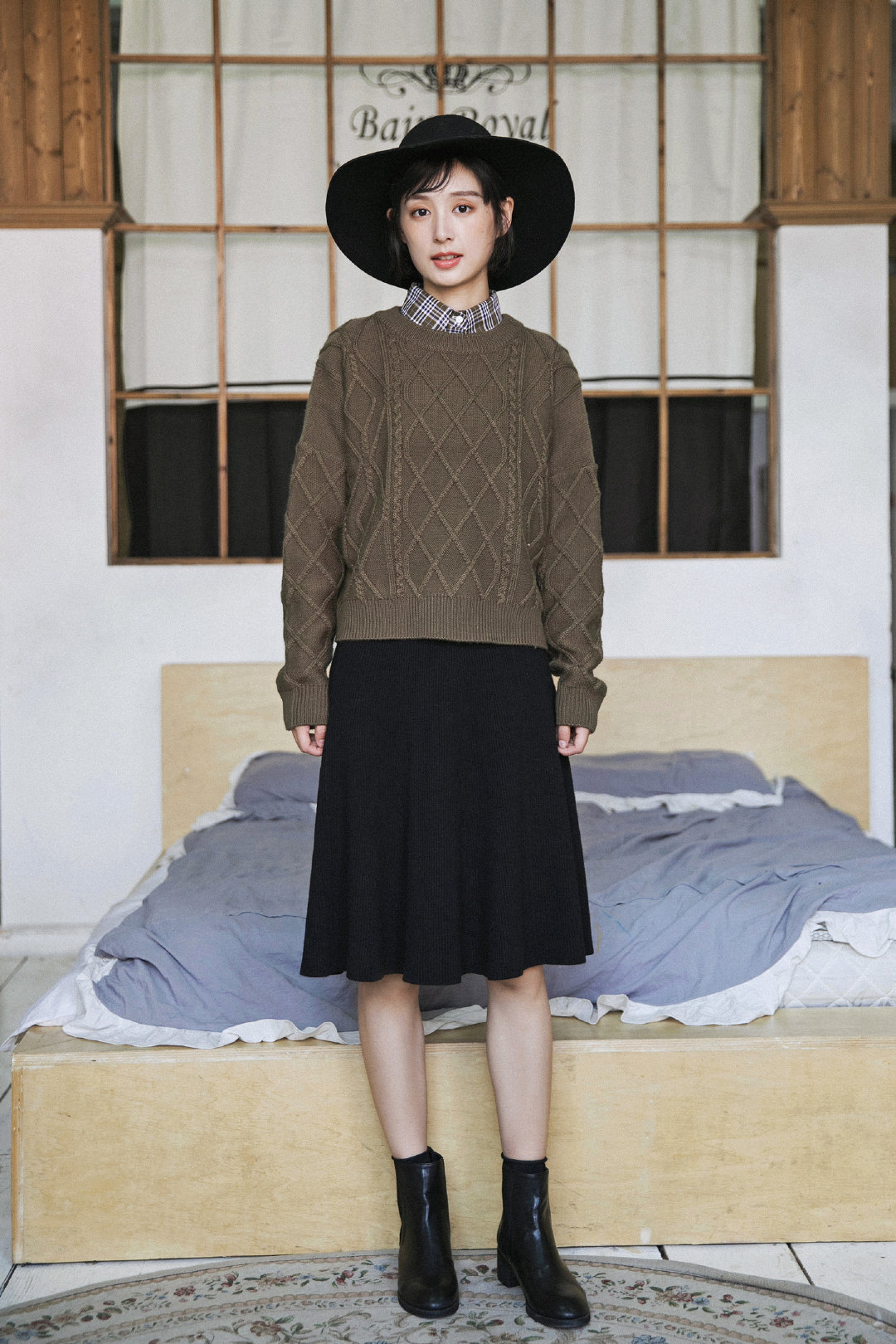 秋冬裙装穿搭套装,秋冬裙装穿搭