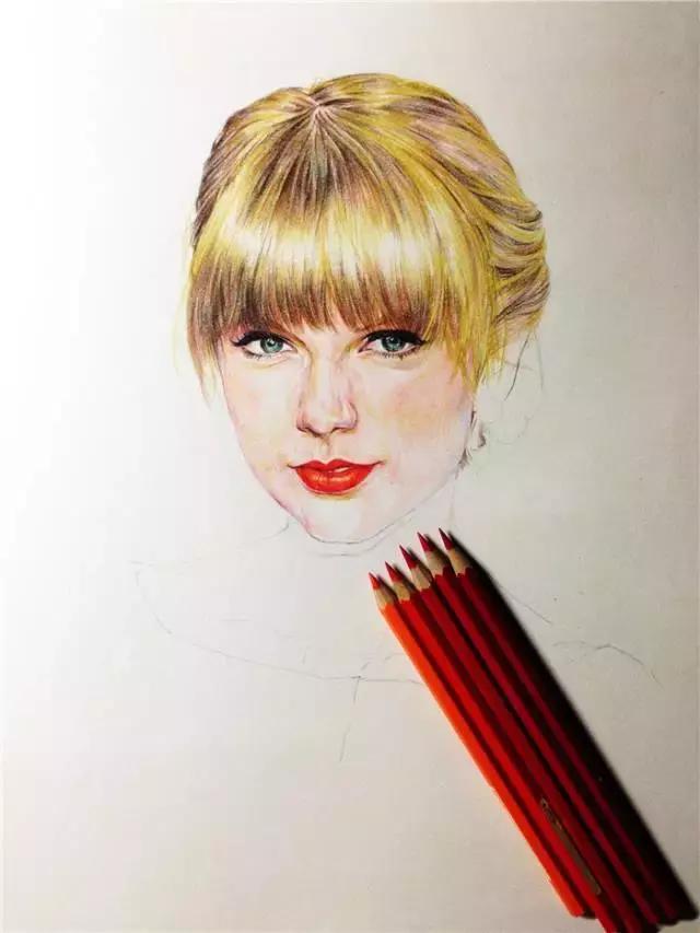 绘画~彩铅丨用彩铅如何描绘你心中的明星