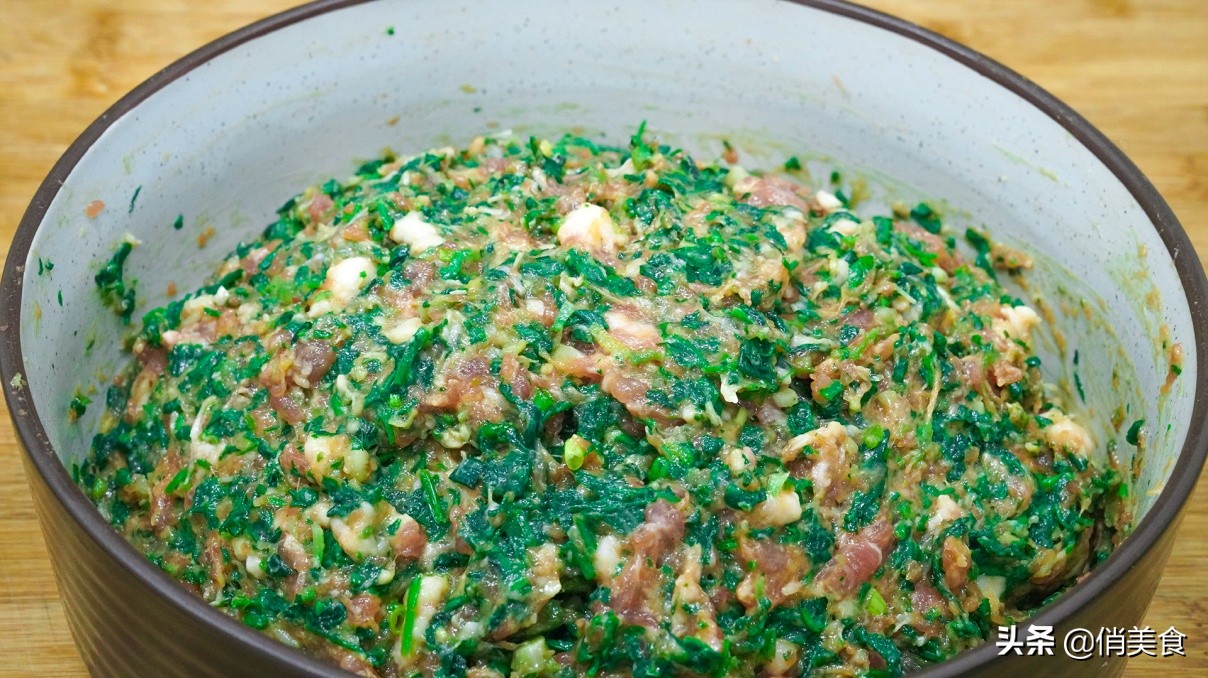 饺子馅的调制万能汁,用万能饺子馅调制蔬菜肉馅