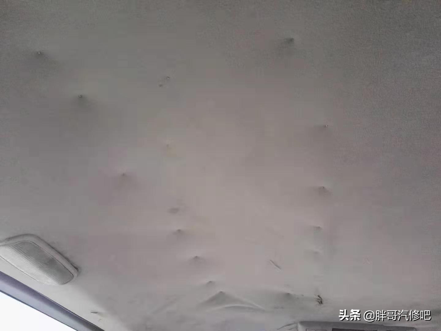 汽车顶棚布脱落修复小妙招,汽车顶棚布脱落处理方法
