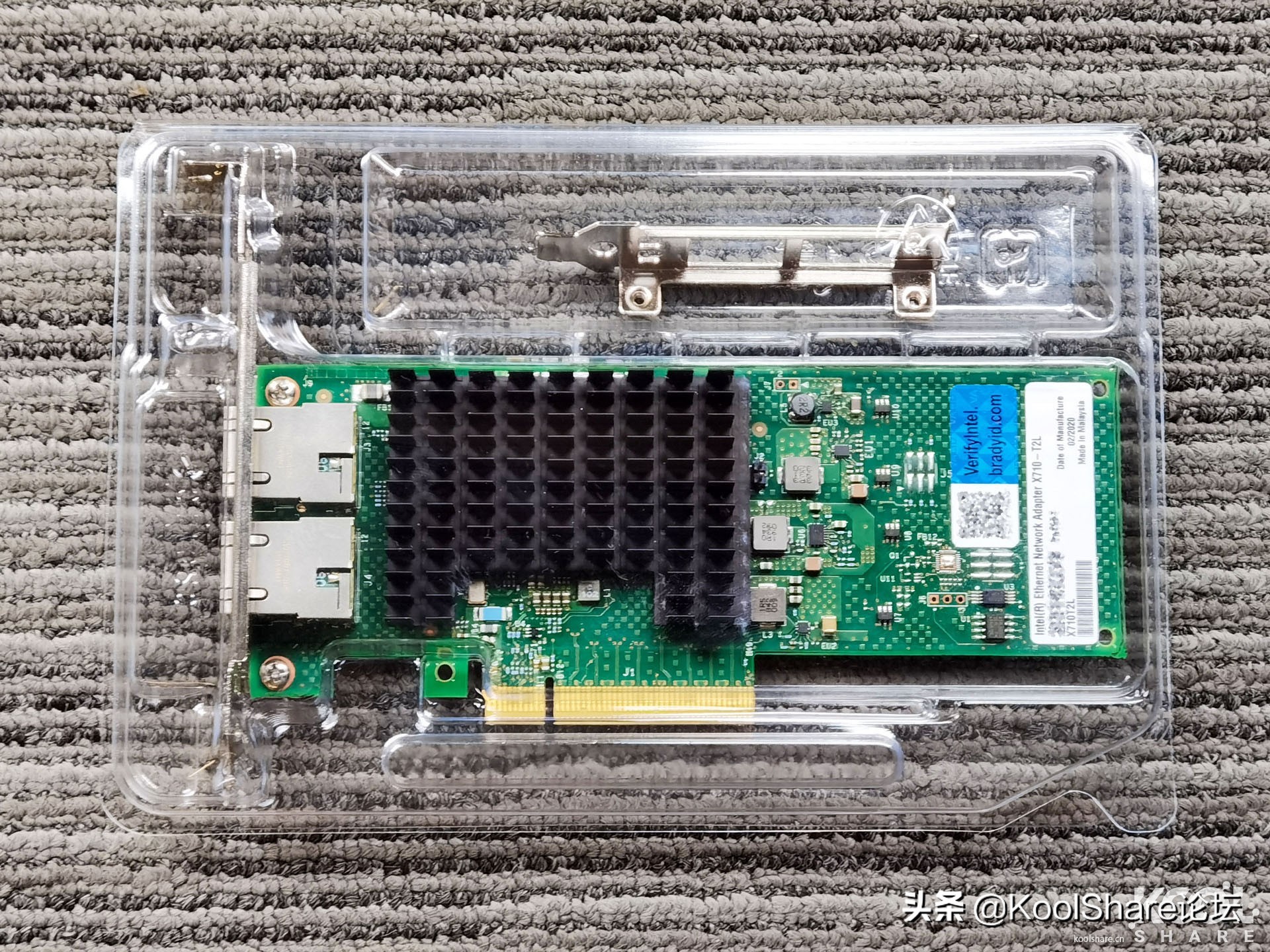 Intel700系列电口万兆网卡X710-T2L评测