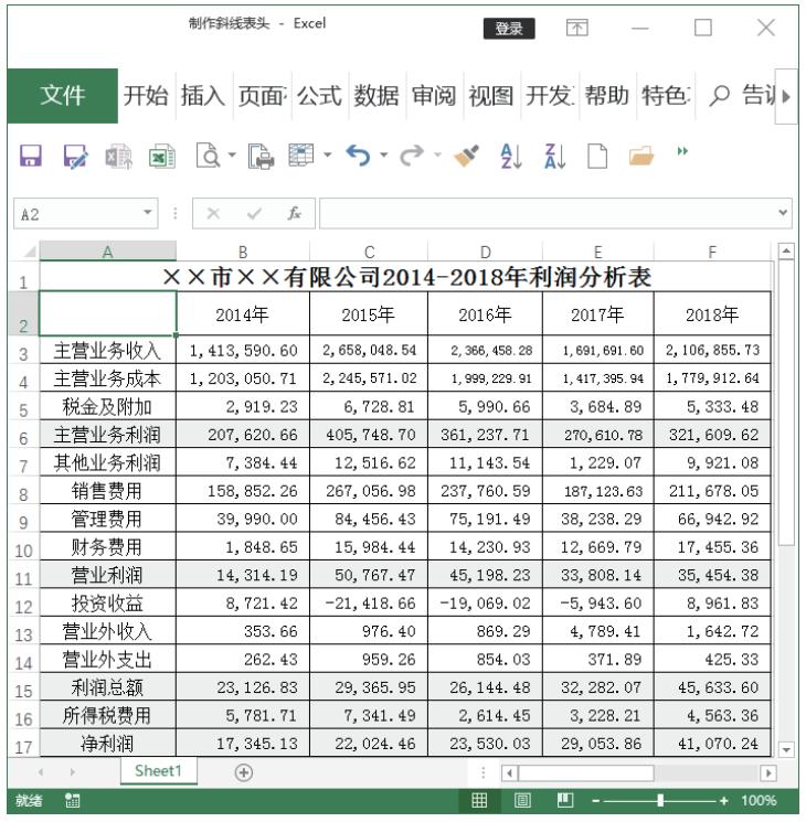 word表格里怎么画三个斜线表头,excel表格中斜线表头如何输入文字