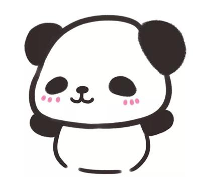 儿童画画教程3-6岁简笔画熊猫,猴子大象小鸟老虎熊猫的简笔画