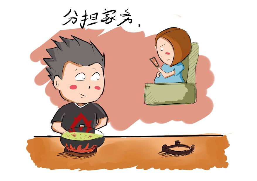 怀孕漫画1到10个月变化过程,快速怀孕的几大妙招漫画图文解读