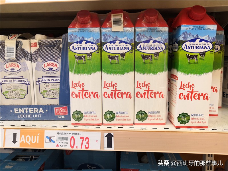 看看国外奶粉价格,西班牙奶粉当地价格