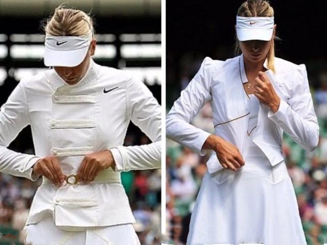 莎拉波娃退役耐克,莎娃网球裙