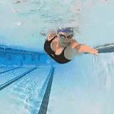 自由泳高肘划水动作讲解,自由泳划臂抓水推水发力的分析