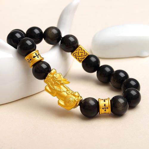 女人戴黄金貔貅手链能带来好运气,戴黄金貔貅手链好吗