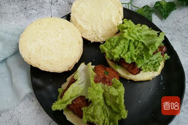 买来的汉堡怎么做汉堡,正宗汉堡做法小视频