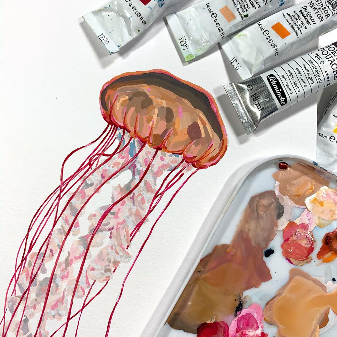 手绘高档风景油画的方法和步骤,江南画风景手绘