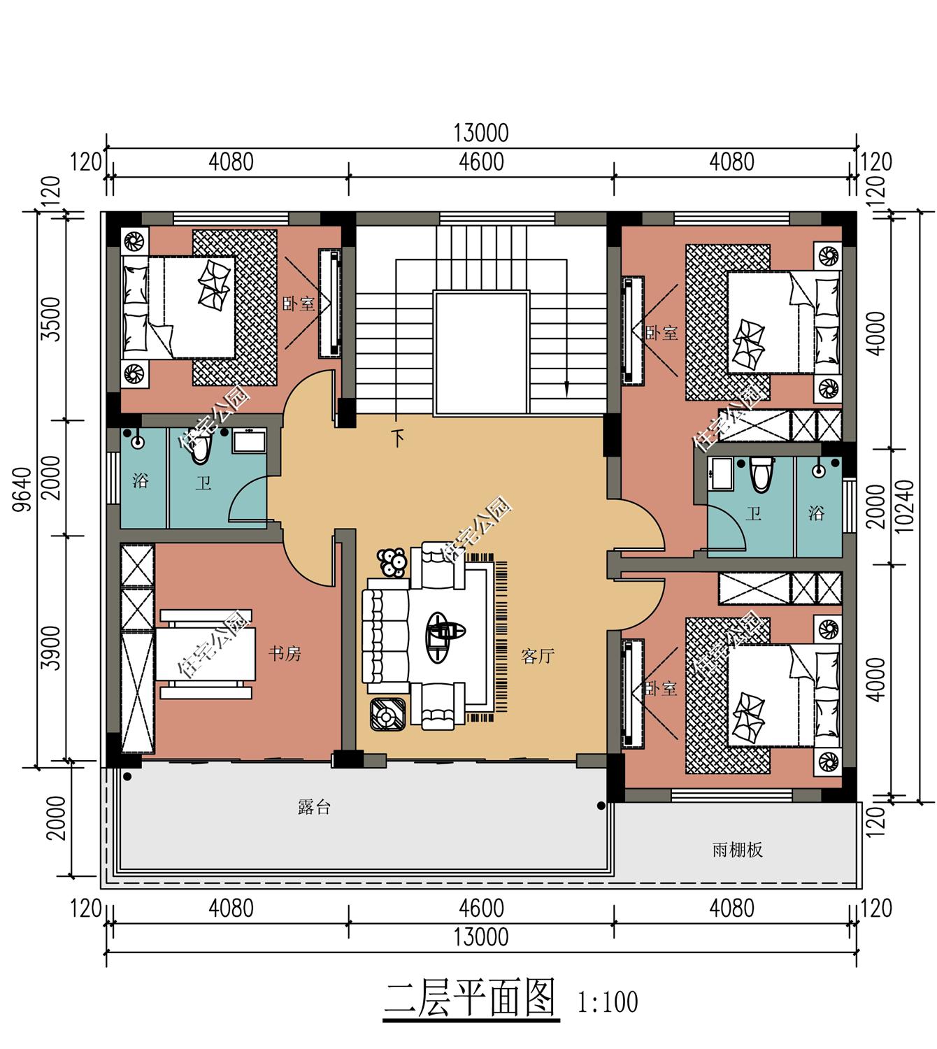 回农村建三栋中式别墅高端有气势,回农村建别墅现代风格