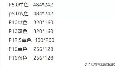 led电子显示屏规格尺寸,会议led屏尺寸规格