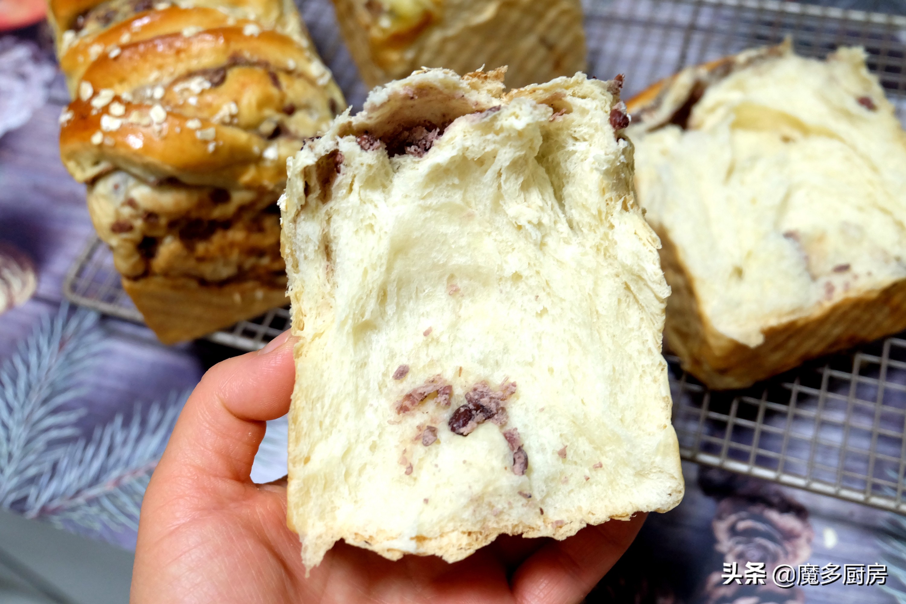 想吃自己做的面包怎么做,家常烘焙豆沙面包做法