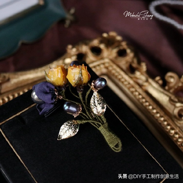 永生花99朵手工,永生花陶瓷饰品