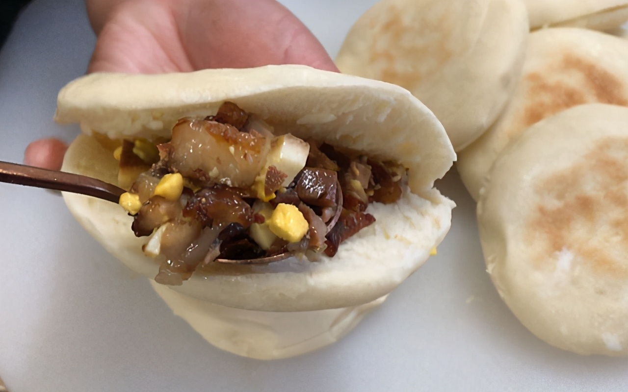 低脂饱腹全麦肉夹馍,小吃特色家常肉夹馍