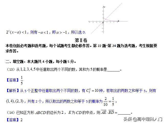 2013年全国理科数学高考真题,2013年全国一卷数学文科新课标