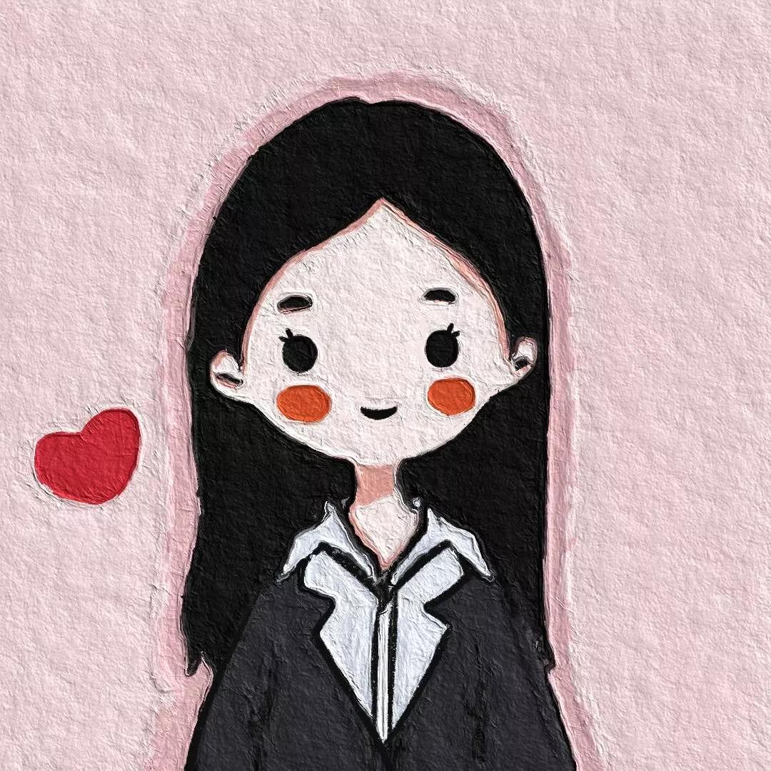 复古高贵卡通油画头像,女生头像ins高级质感漫画油画霸气