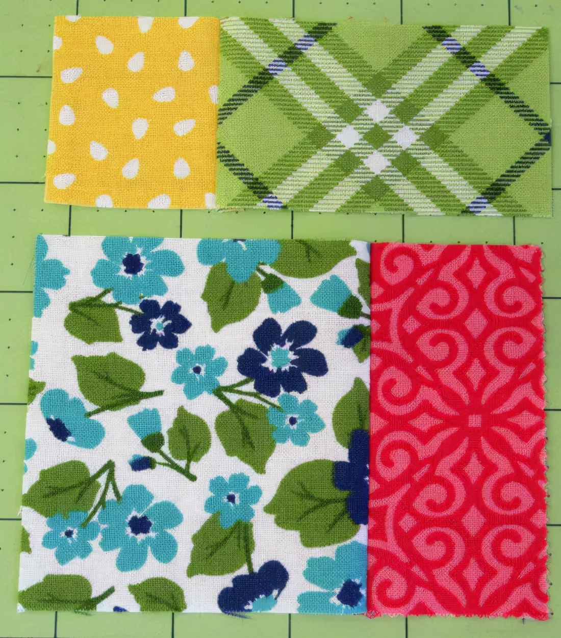 最简单的拼布被的方法,如何用碎布做成成品布