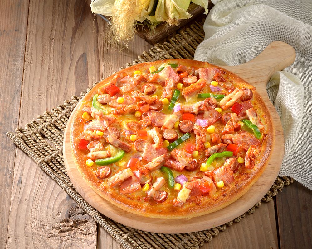 「广佛189店」49.9「尊宝比萨」10寸比萨+鸡米花+烤翅1对+饮品2杯