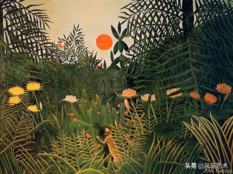 亨利卢梭励志画法,亨利卢梭画法教程