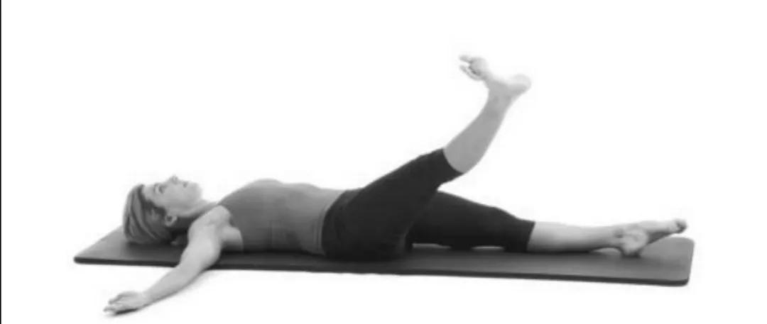 普拉提腰部划圈,普拉提单腿画圈