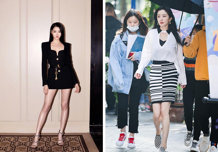 胸大和胸小穿衣服的差距,胸大和胸小穿t恤对比