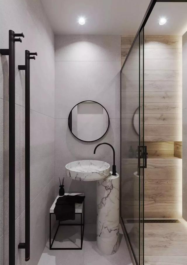 简约高级主卧洗漱台,洗漱台最潮效果图