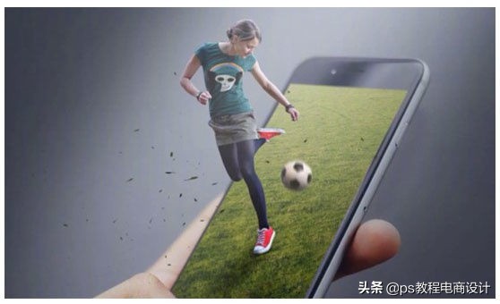 ps互联网海报教程,ps制作足球视频