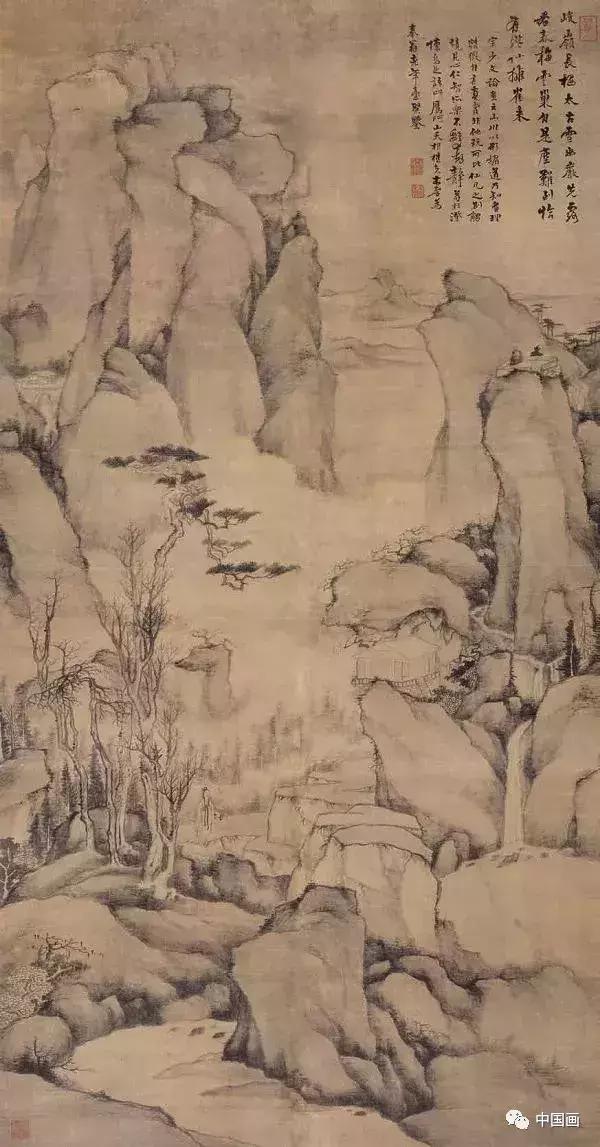 枯笔讲解,赏析枯笔