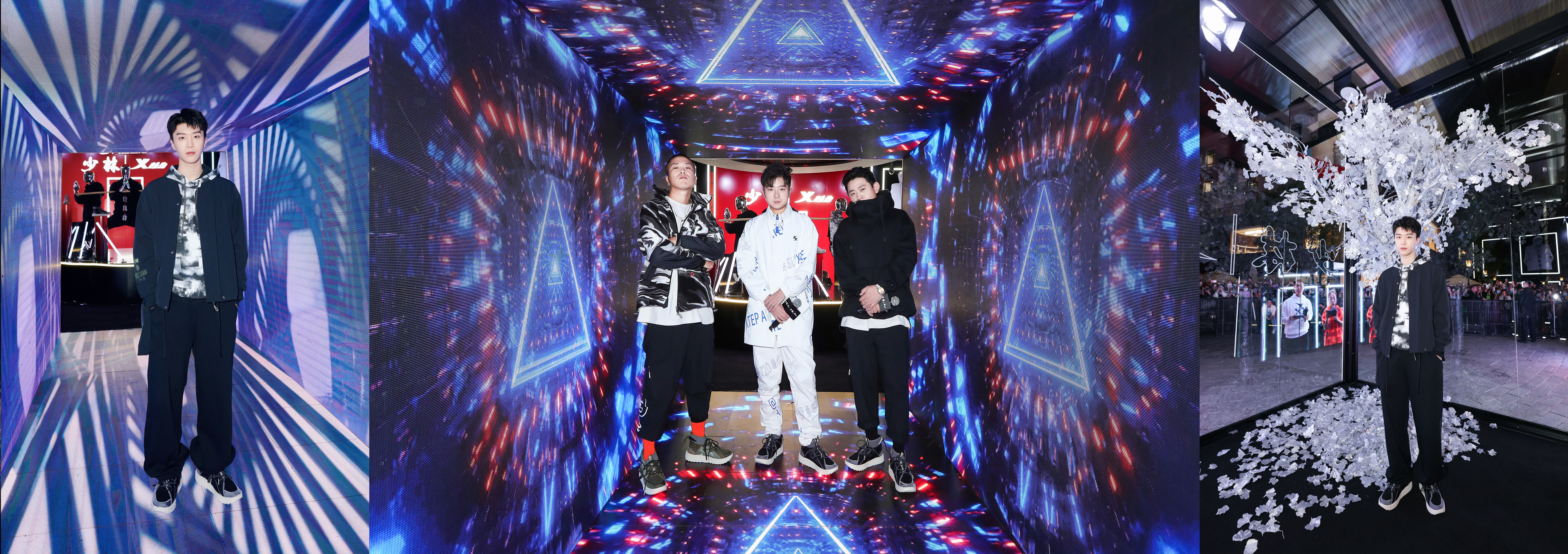 特步国潮走秀款,特步国潮风