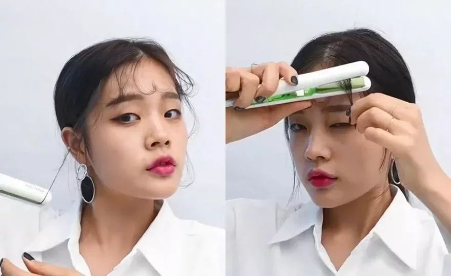 大脸额头高女生适合的发型怎么扎,高额头脸大发型设计女