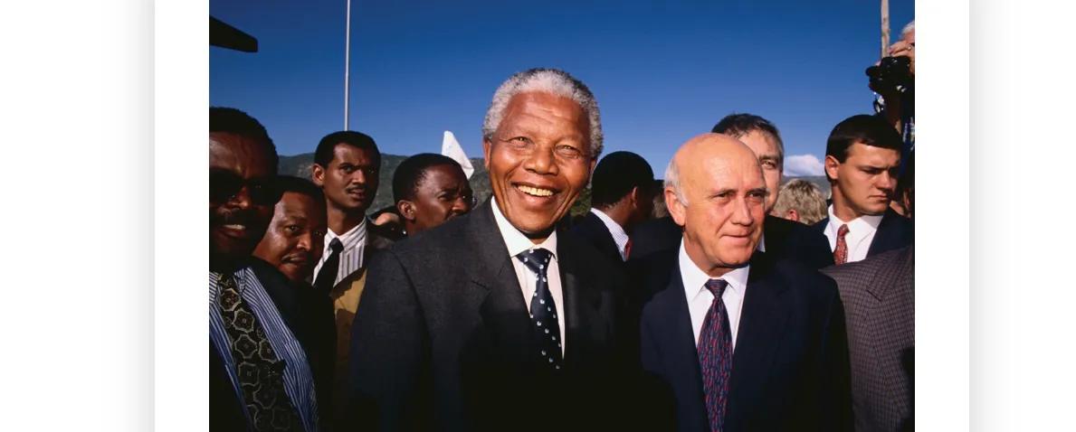 纳尔逊·曼德拉，南非第一位黑人总统，世界著名*权人**活动家……