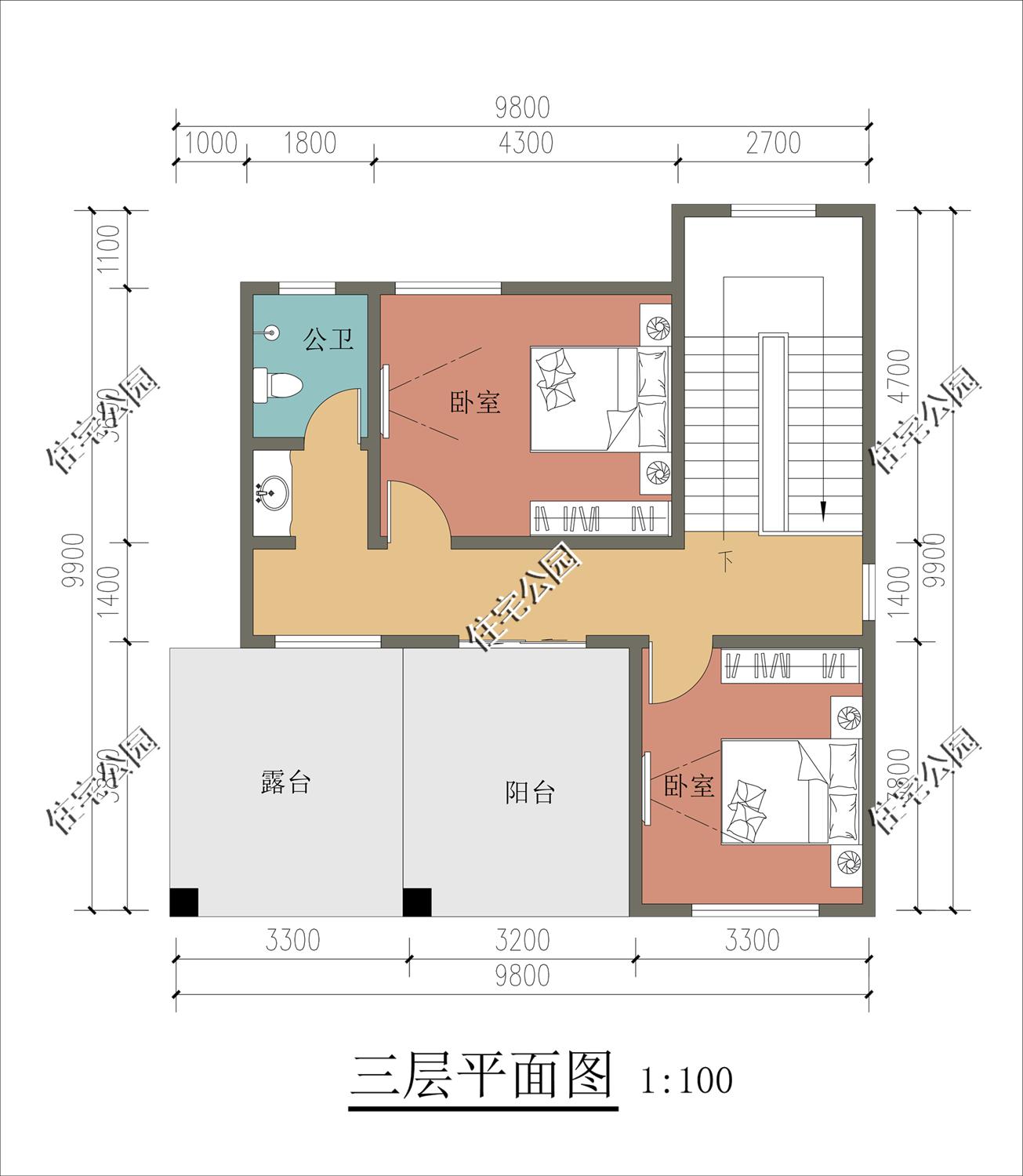 60平方别墅设计图及效果图,100平米小户型设计实景照
