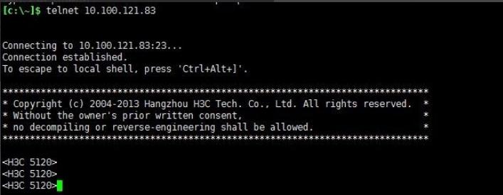 h3c实现telnet远程登录的步骤,h3c远程登录用ssh还是telnet