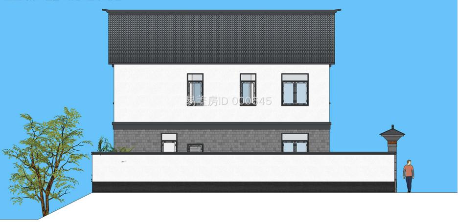 宅基地西高东低,坐西朝东宅基地设计图