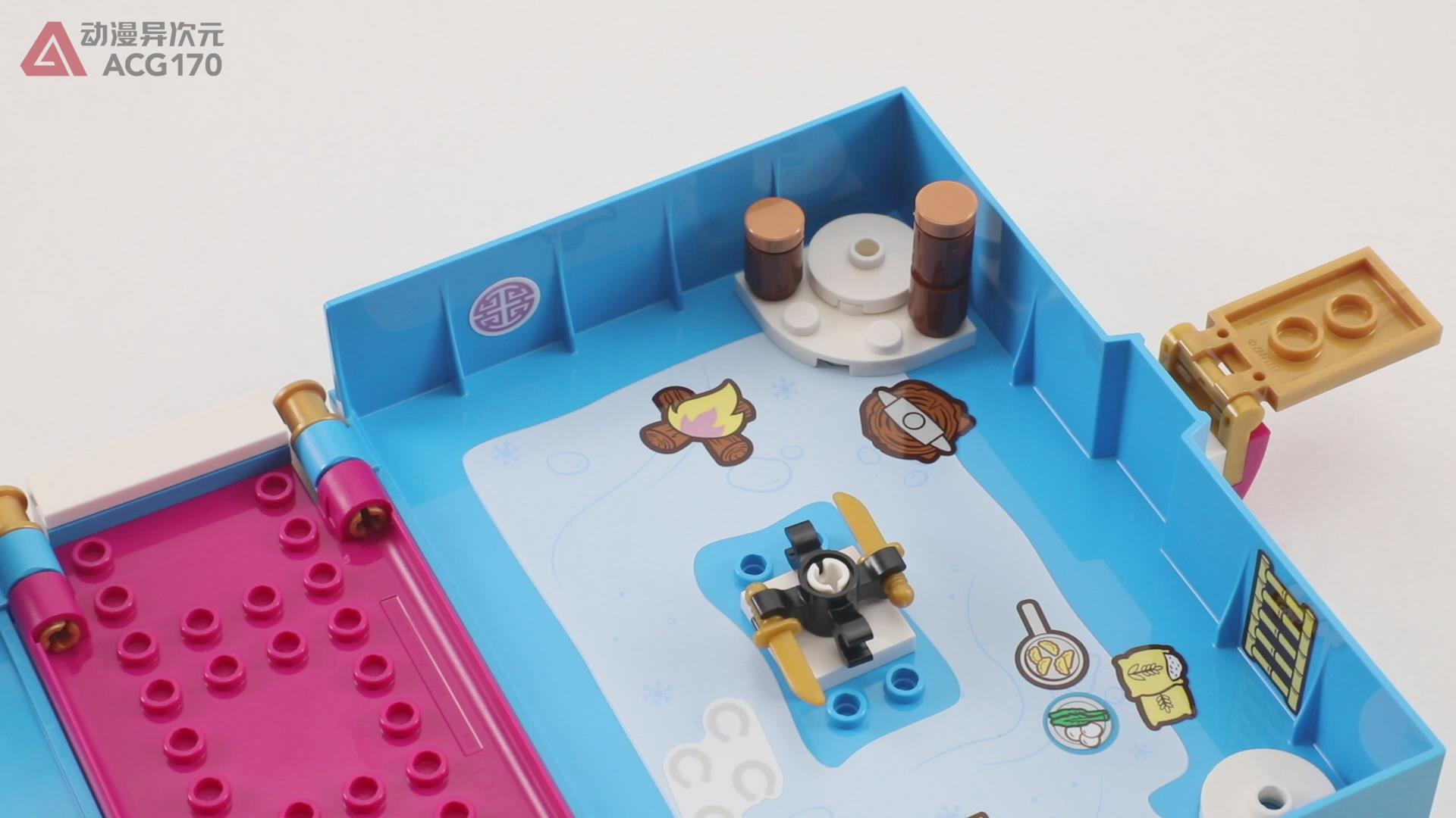 乐高迪士尼雪莉玫小颗粒积木教程,乐高迪士尼城堡3696拼装教程