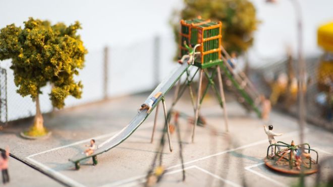 香港微缩场景,80年代的香港全景