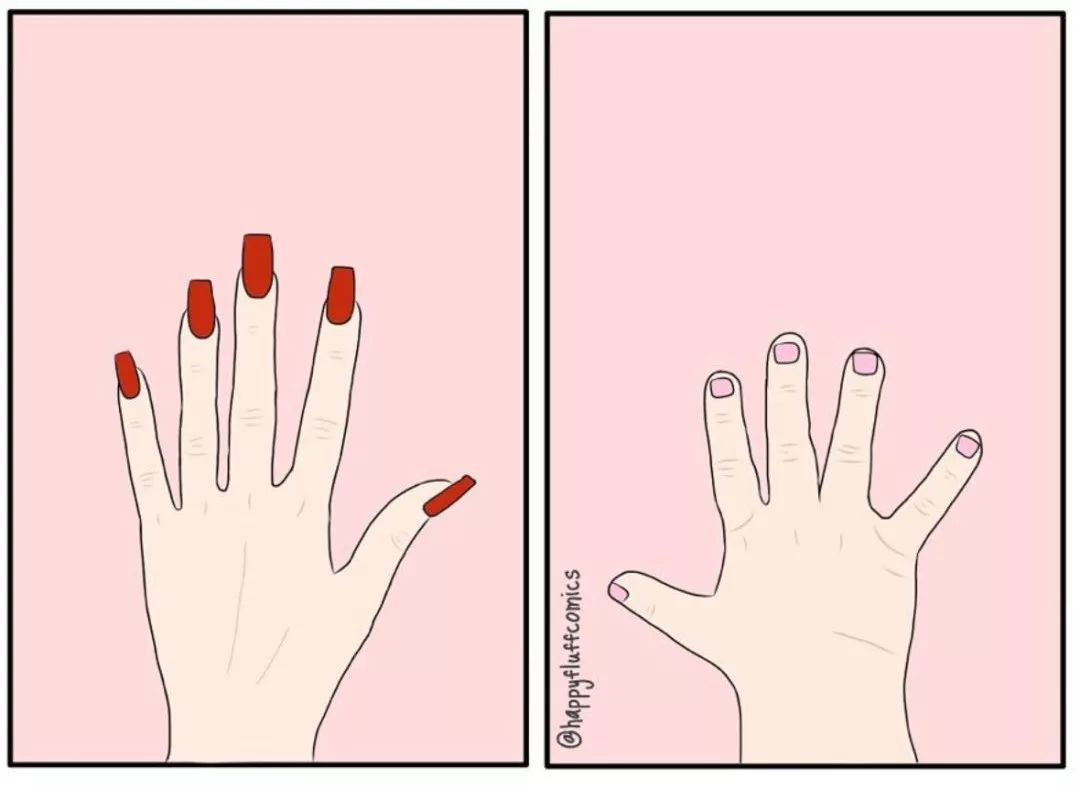 日常女性插画,女性插画生活日常