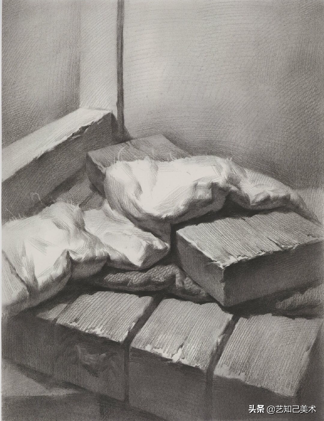 素描衬布如何画好,素描画衬布的正确方法