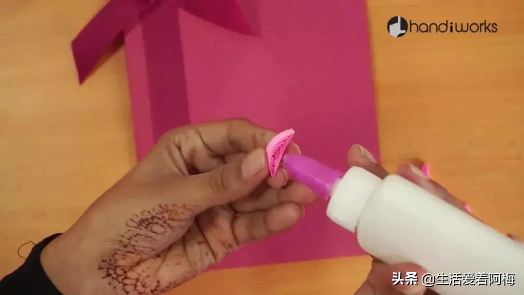 衍纸做教师节贺卡,用衍纸做教师节贺卡纯手工