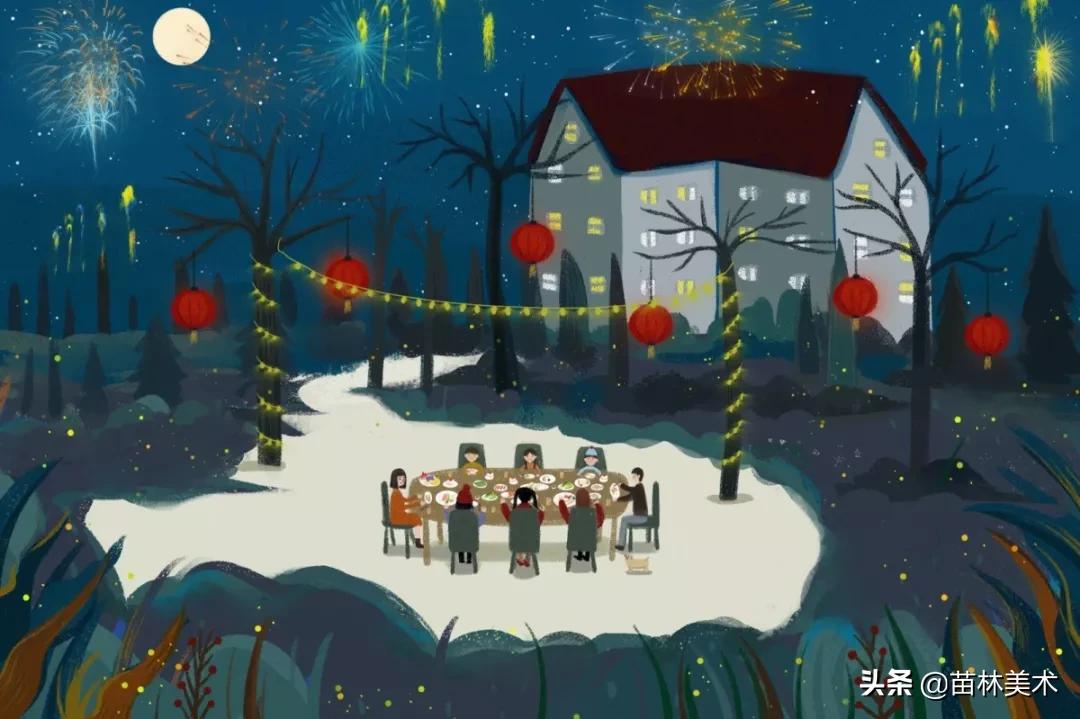 以春节为主题的儿童画简笔画,2022年元旦和春节主题儿童画素材