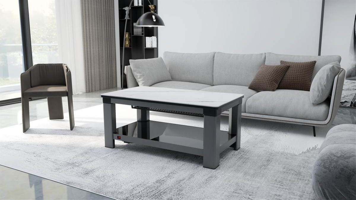 宝藏家电好物推荐,岩板电暖茶几