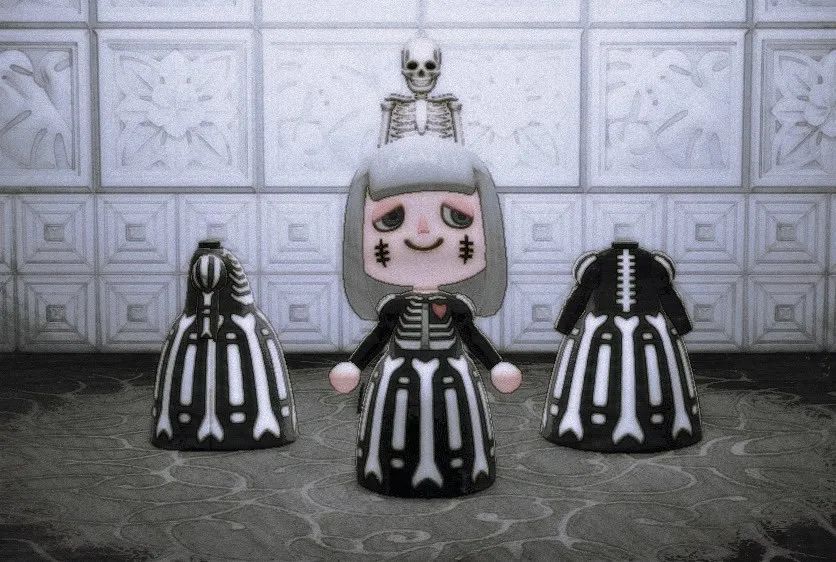 动物之森公主裙设计,动物之森设计和服