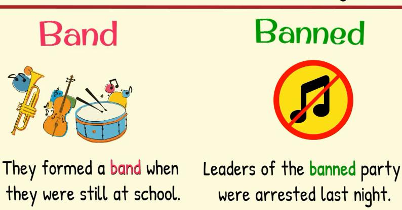 英语词汇高频近义词辨析,英语同音同形异义词概念