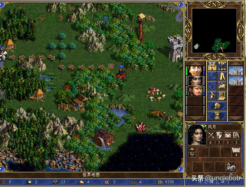 英雄无敌3打比蒙的图,英雄无敌3死亡阴影与深渊号角